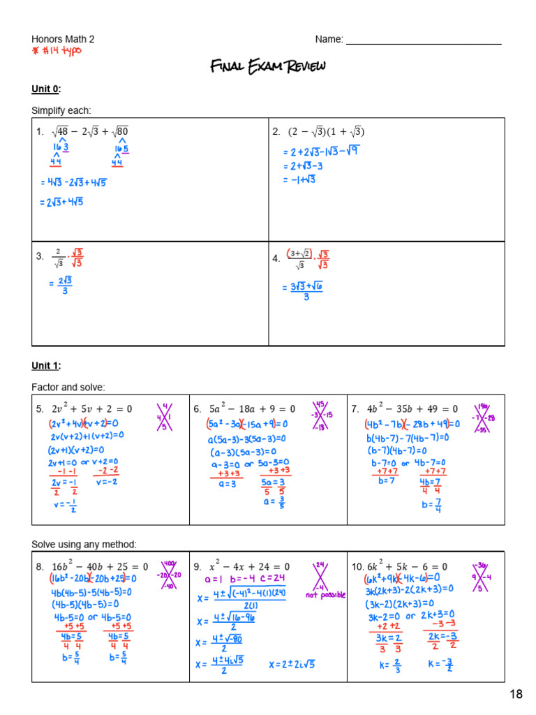 Honors Math 2 Practice Problems | PDF | Euclidean Geometry | Geometry