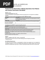 CAP Protocol for Breast Carcinoma | PDF