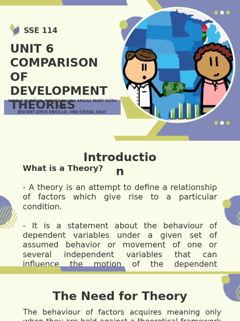 Development Theories Comparison Guide | PDF | Economic Growth | Economics