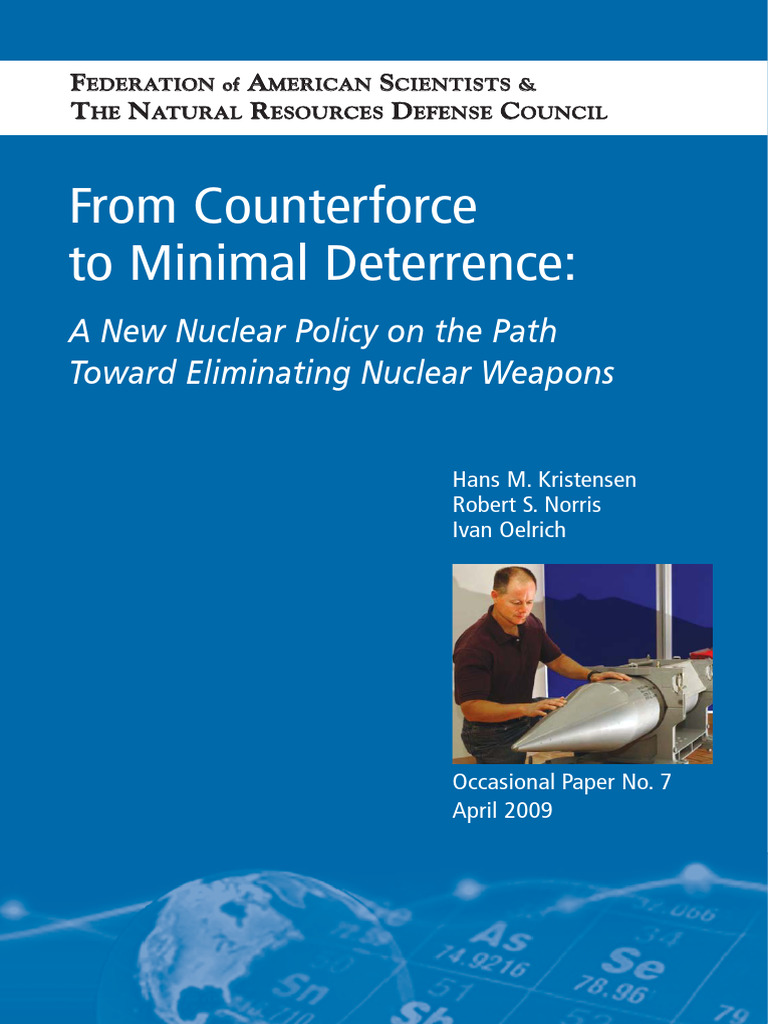 New Nuclear Policy: Minimal Deterrence | PDF | Deterrence Theory ...