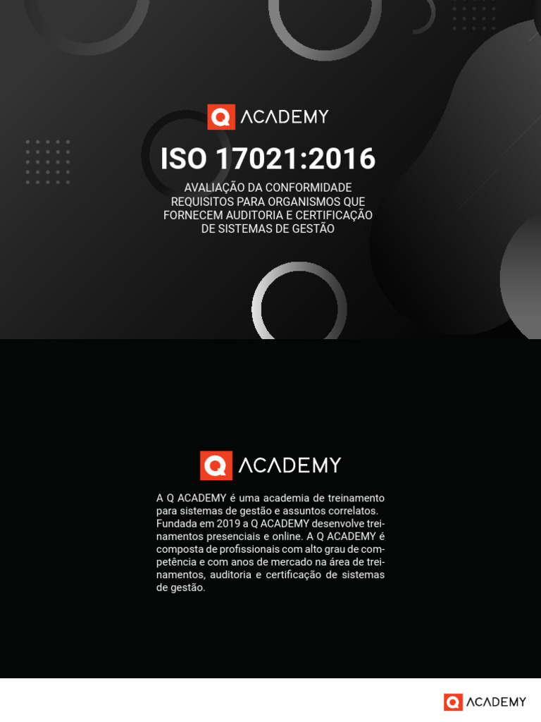 ISO 17021: Requisitos de Certificação | PDF | Qualidade (negócios ...