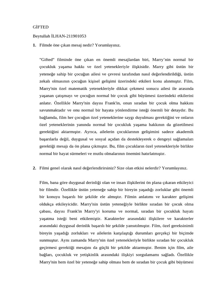 Beytullah İLHAN - 211901053 | PDF