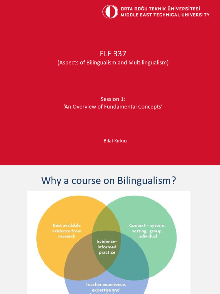 FLE 337 - Session 1 - Spring 2024 | PDF | Multilingualism | Second Language