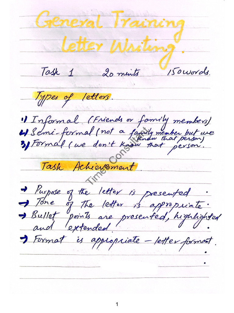 Letter GT Notes | PDF