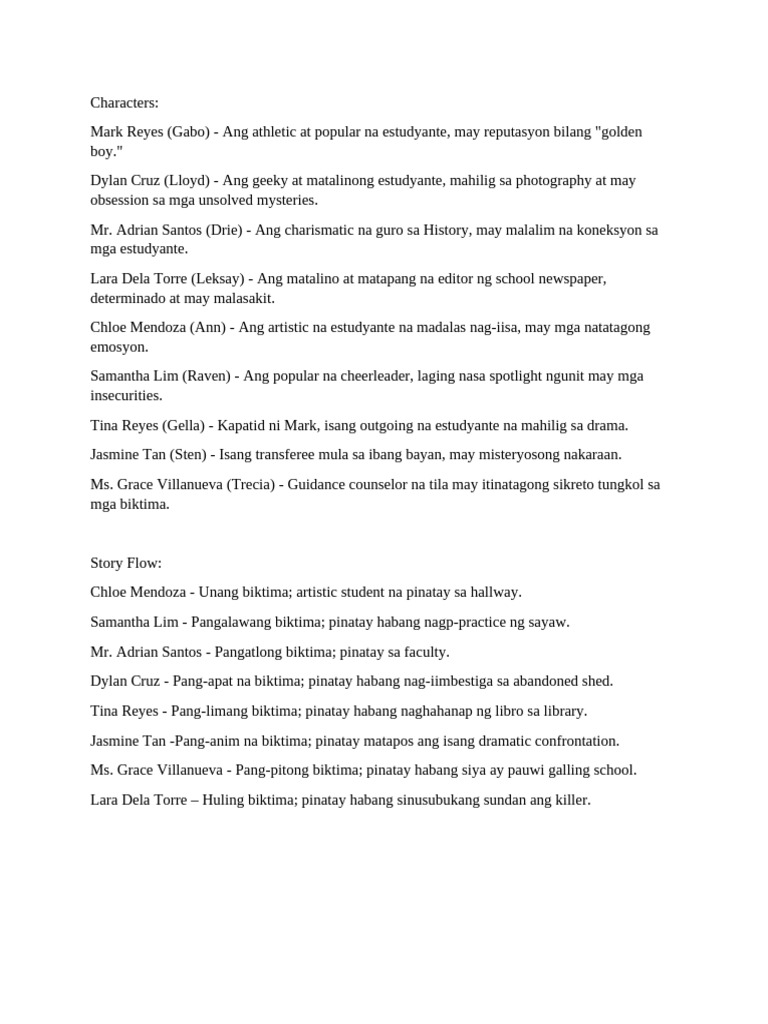 Serial Killer Script | PDF