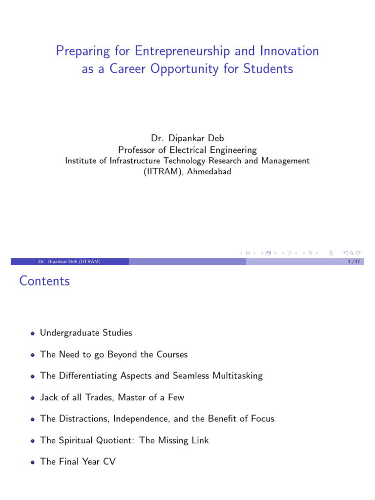 Picture of Preparing For Enterpreneurship and Innovation As A Career Opportunity ...