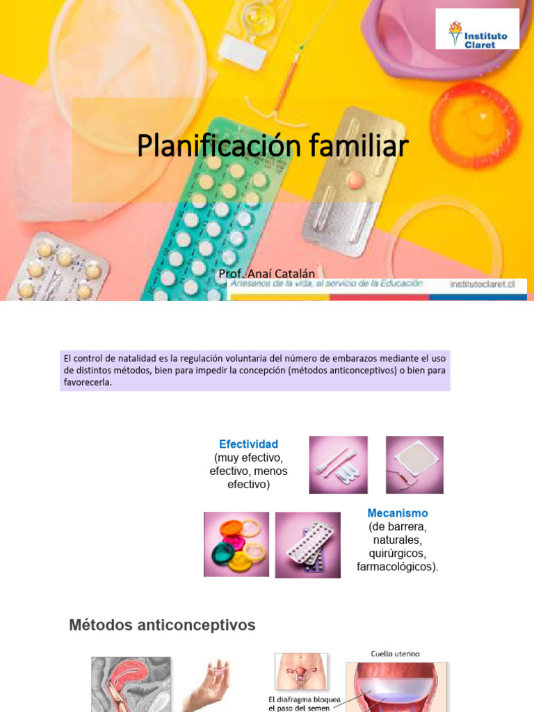Métodos Anticonceptivos: Guía Completa | PDF | Control de la natalidad ...