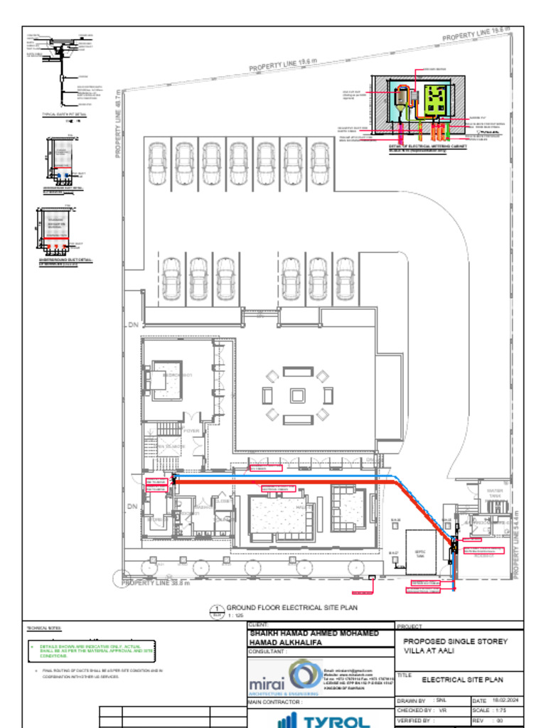 Electrical Plan for Aali Villa | PDF | Building Engineering | Building ...