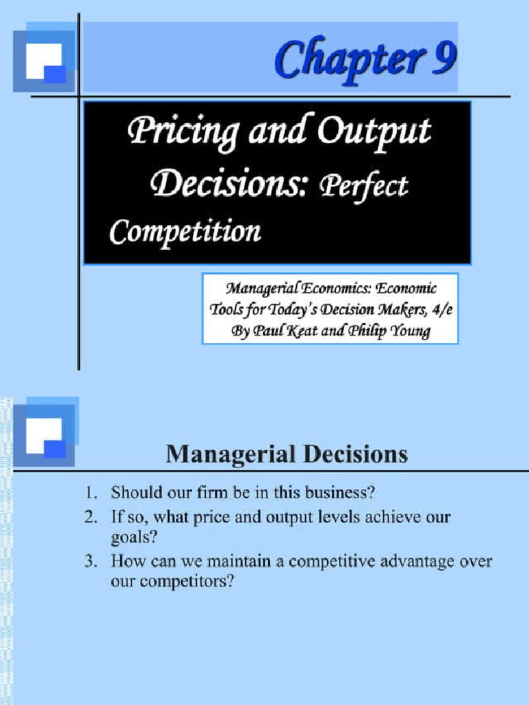 ME Session 10 - Perfect Competition and Monopoly - New | PDF | Profit ...