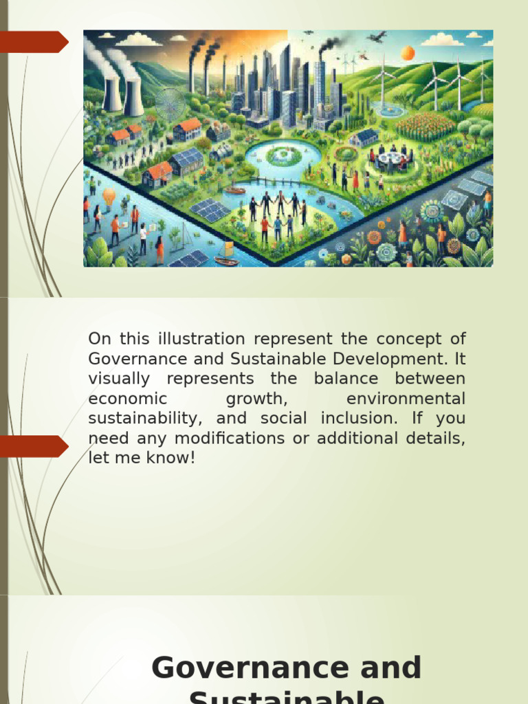 Governance and Sustainable Development 4 | PDF | Sustainability ...