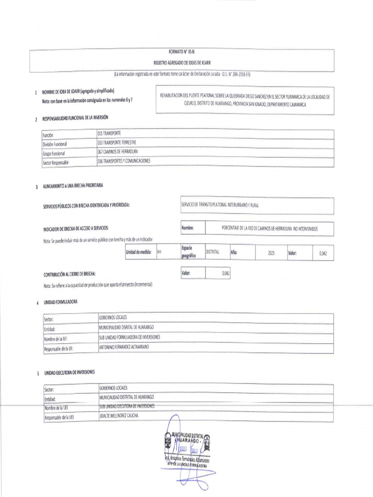 FORMATO 5b | PDF