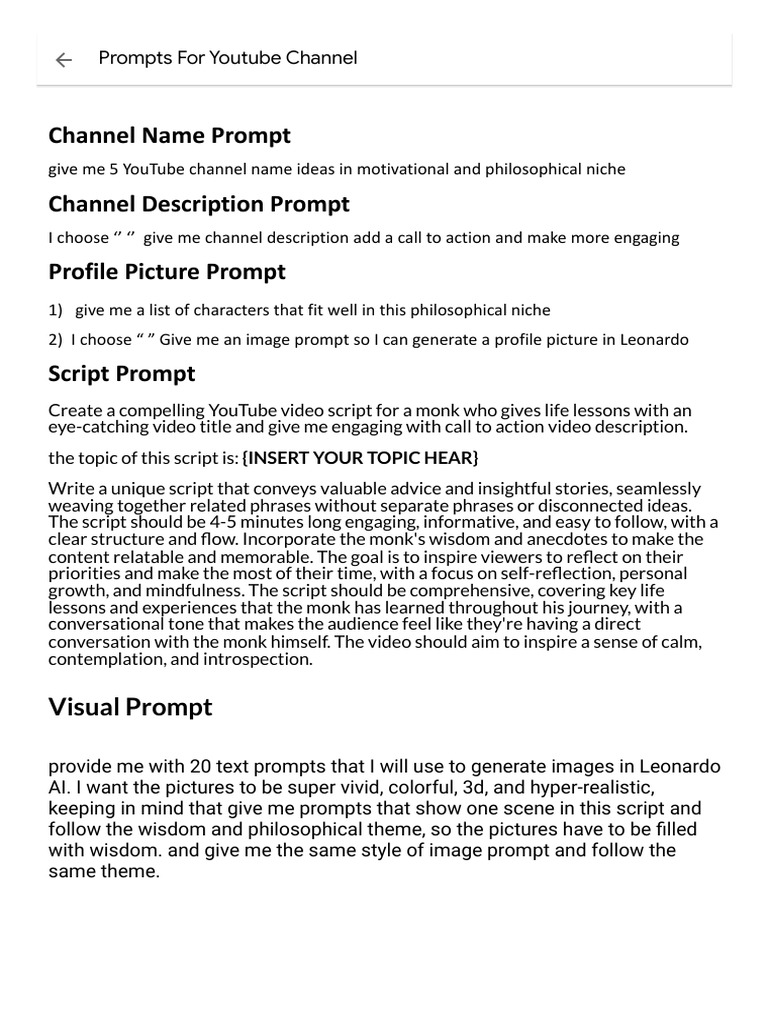 Prompt | PDF