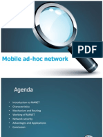 Mobile Ad-Hoc Network Routing and Security