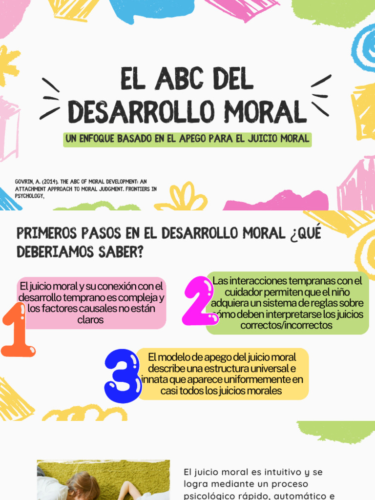 Desarrollo Moral y Apego Infantil | PDF | Moralidad | Teoría de apego