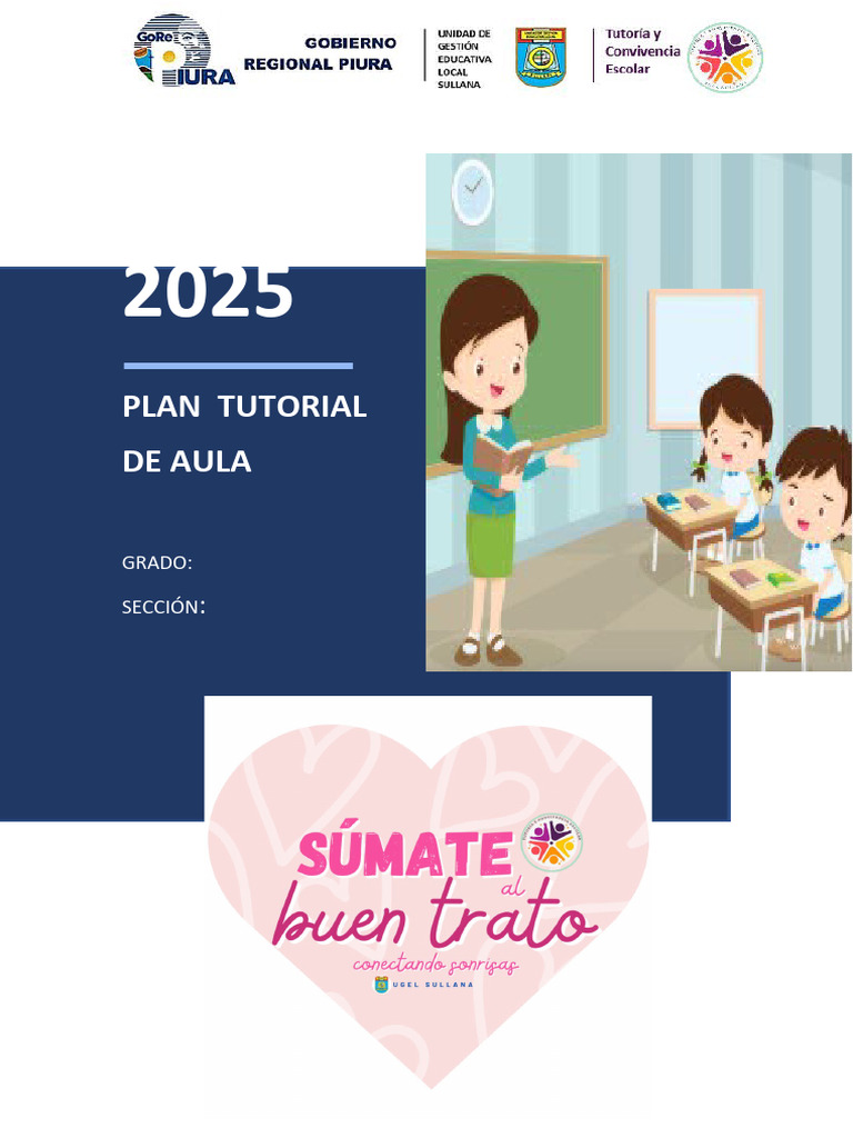 Plan Tutorial de Aula 2025: Estrategias Socioemocionales | PDF | Las ...