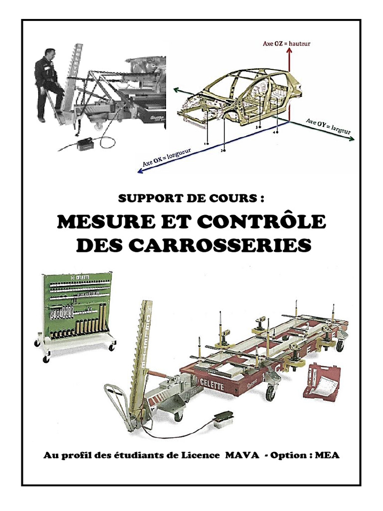 Jauge D'écart Panneaux Voiture - Outil Mesure Alignement Carrosserie Capot - Orange Haute Visibilité, Précise