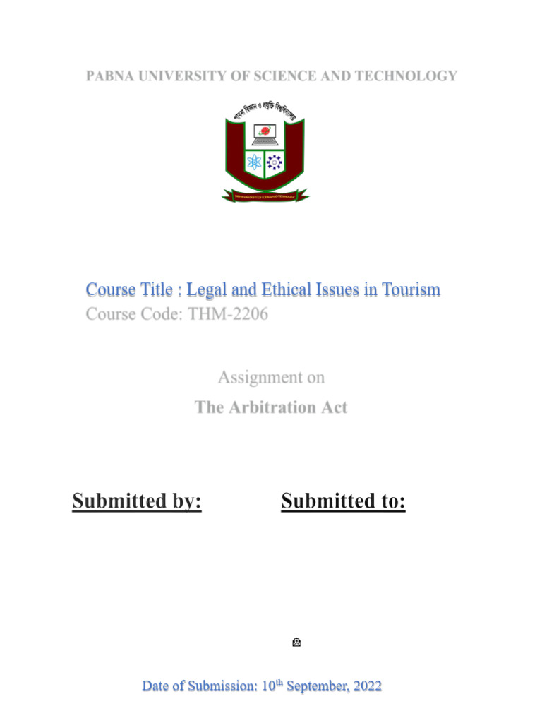 5 Law of Arbitration | PDF | Arbitral Tribunal | Arbitration