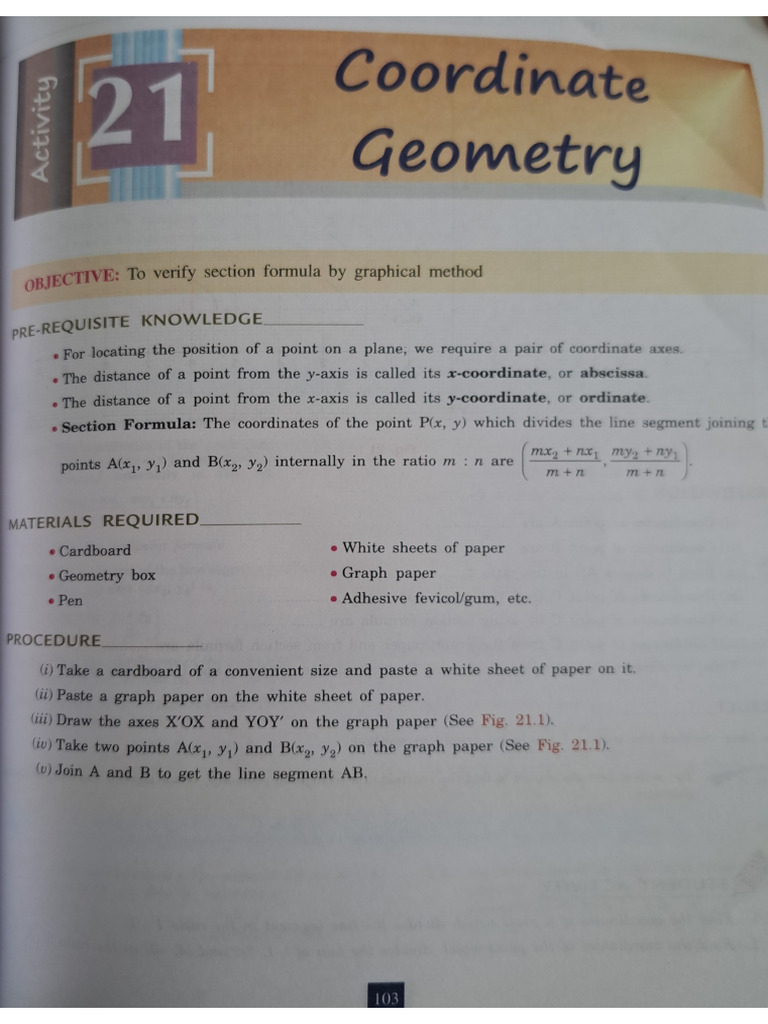Coordinate Geometry-1 | PDF