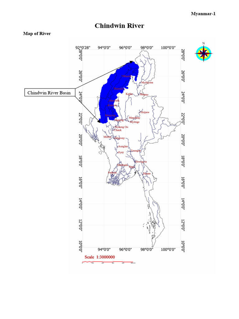Chindwin River Overview and Data | PDF | Drainage Basin | River
