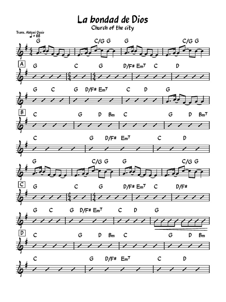 La Bondad De Dios Pdf