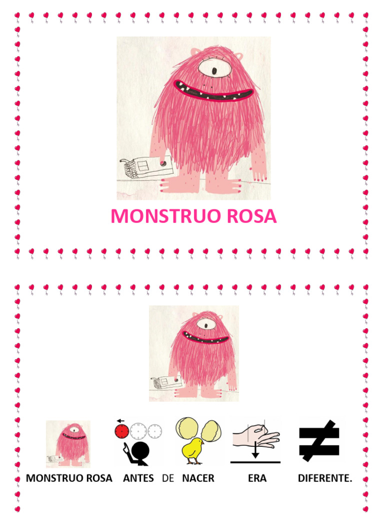 El Monstruo Rosa: Un Cuento de Amistad | PDF