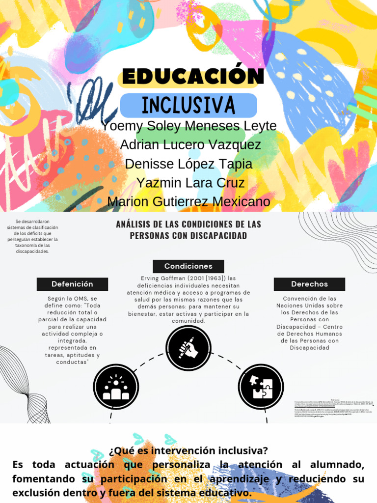 Educación Inclusiva | PDF | Inclusión (Educación) | Invalidez