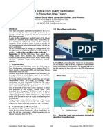 Whole Optical Fibre Quality Certification in Production Draw Towers