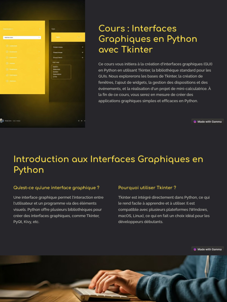Cours Pratique sur Tkinter en Python | PDF