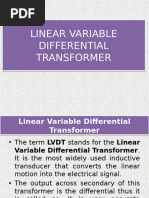 LVDT Working Principle and Diagram | PDF | Transformer | Inductor