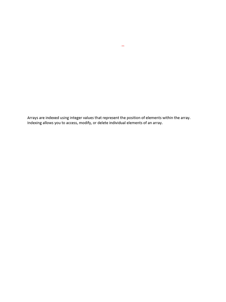 Understanding Arrays in Python | PDF | Software Development | Data ...