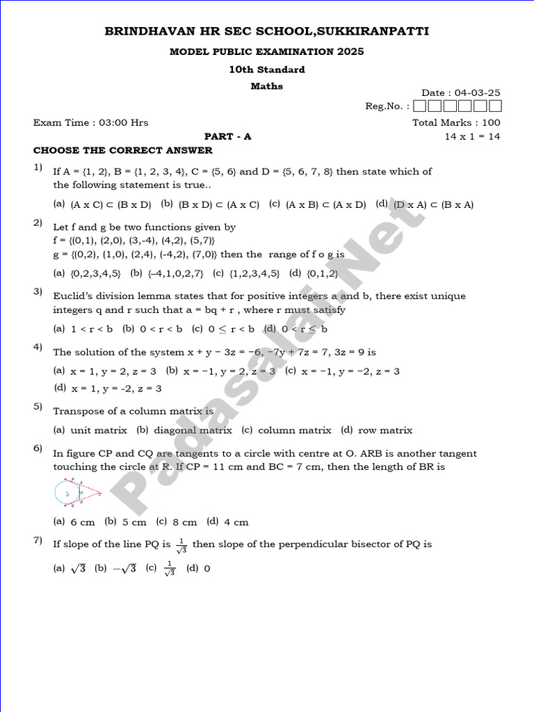 10TH MATHS PUBLIC QUESTION PAPER 2022 ENGLISH MEDIUM visual data 8