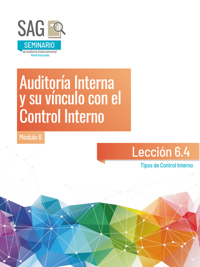 Control Interno en Auditoría Gubernamental | PDF | Riesgo | Auditoría