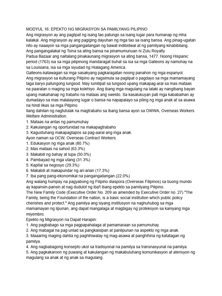 Module 16 Esp | PDF