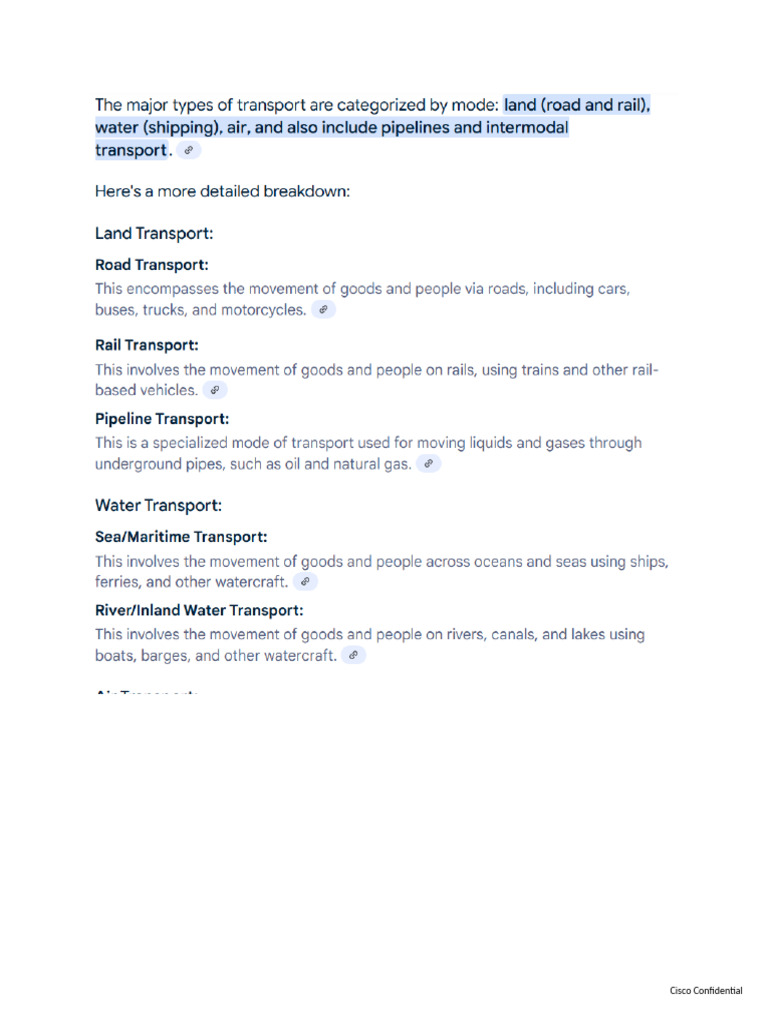 Transport | PDF