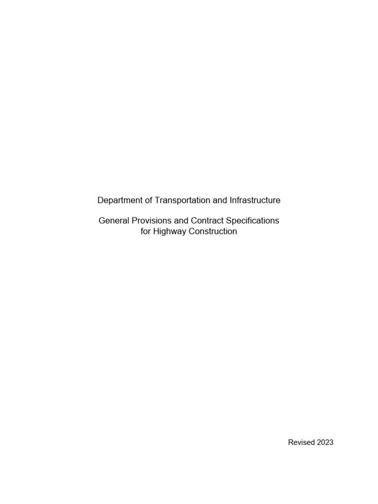 Revised Final Highway Bridge Spec 2023 | PDF | Concrete | Road Surface