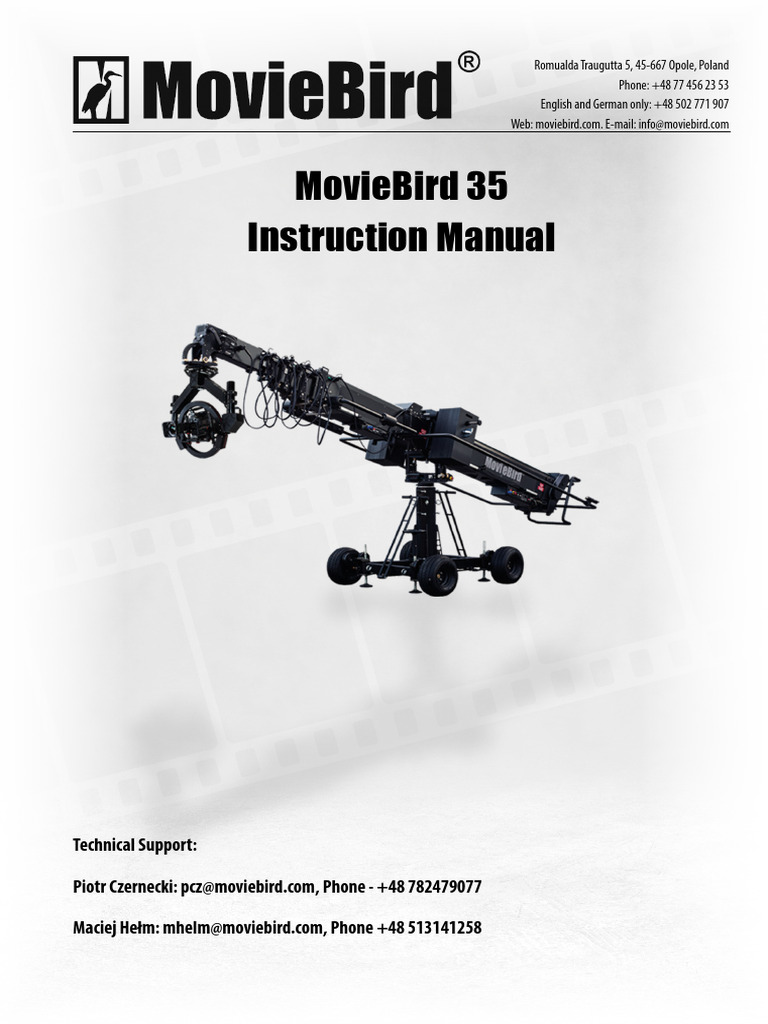 MB35 Manual | PDF | Crane (Machine) | Digital To Analog Converter