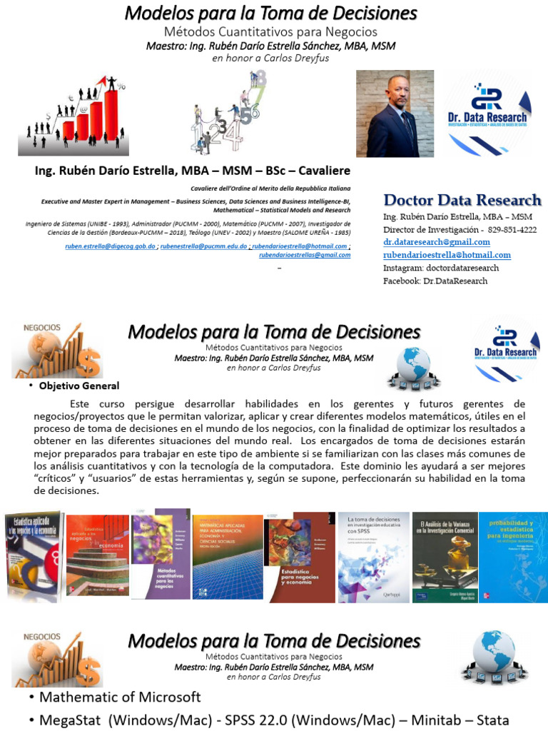 Modelos Cuantitativos para Decisiones Empresariales | PDF | Toma de ...
