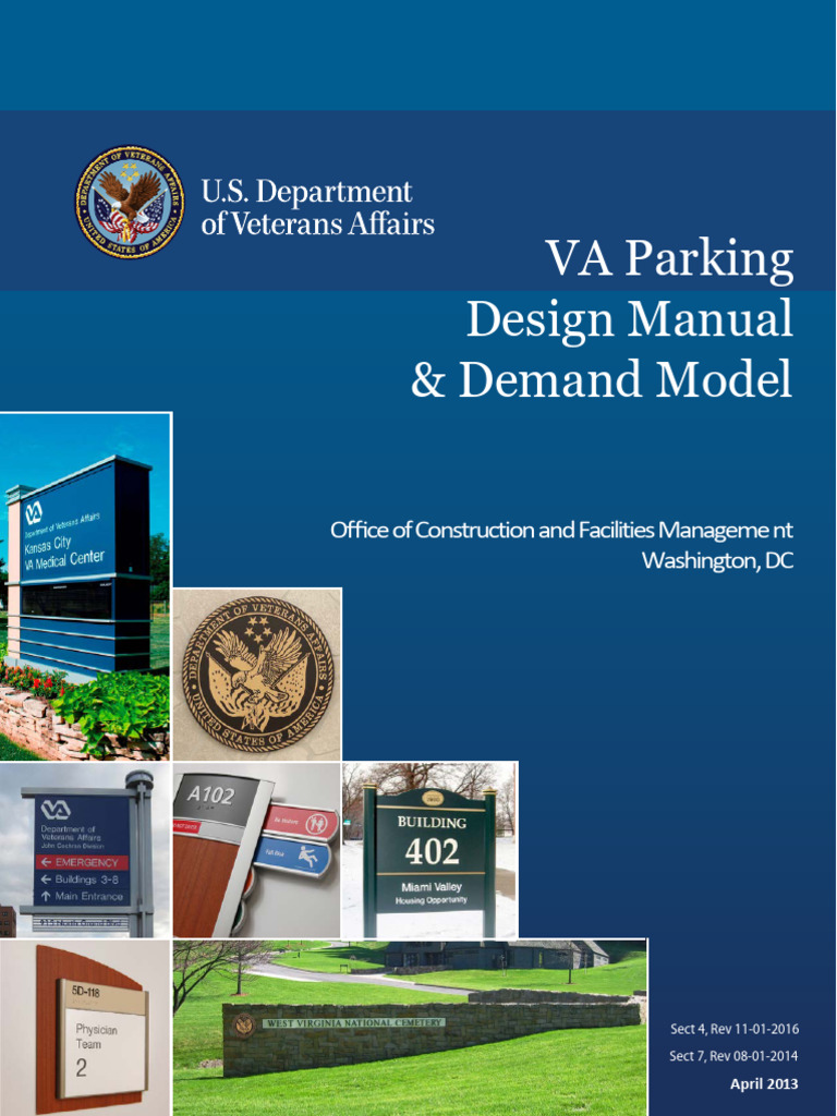 VA Parking Design Manual & Model | PDF | Veterans Health Administration ...