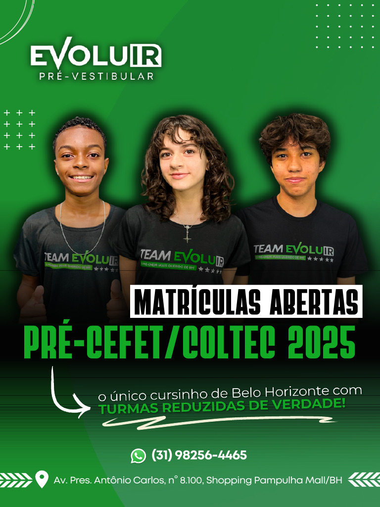 Matrículas Abertas: Pré-Vestibular BH 2025 | PDF