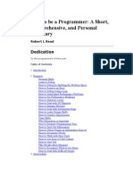 How To Be A Programmer