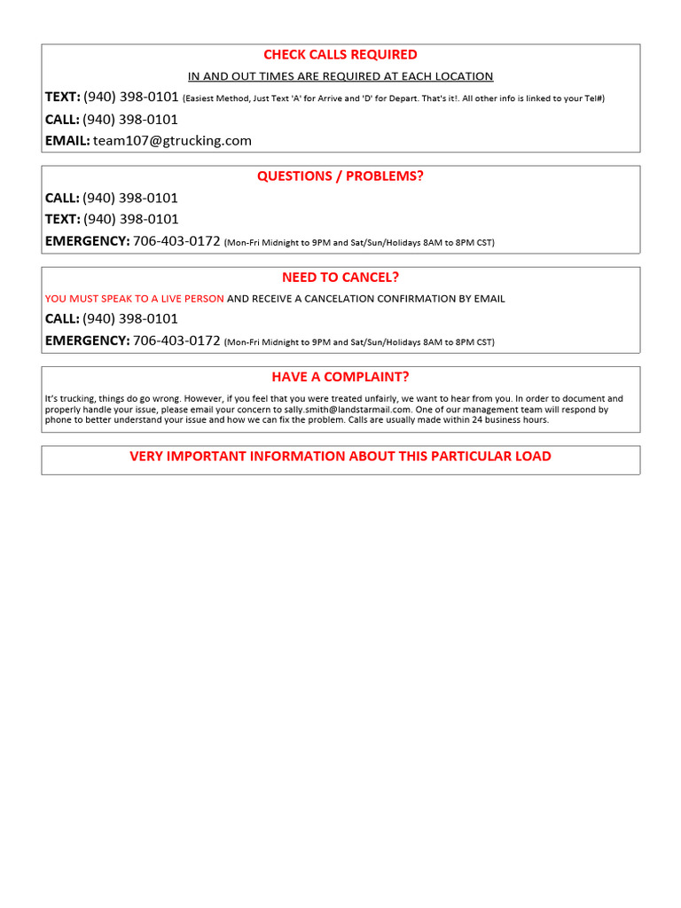 CarrierConfirmation 8739701 | PDF | Cargo | Transport