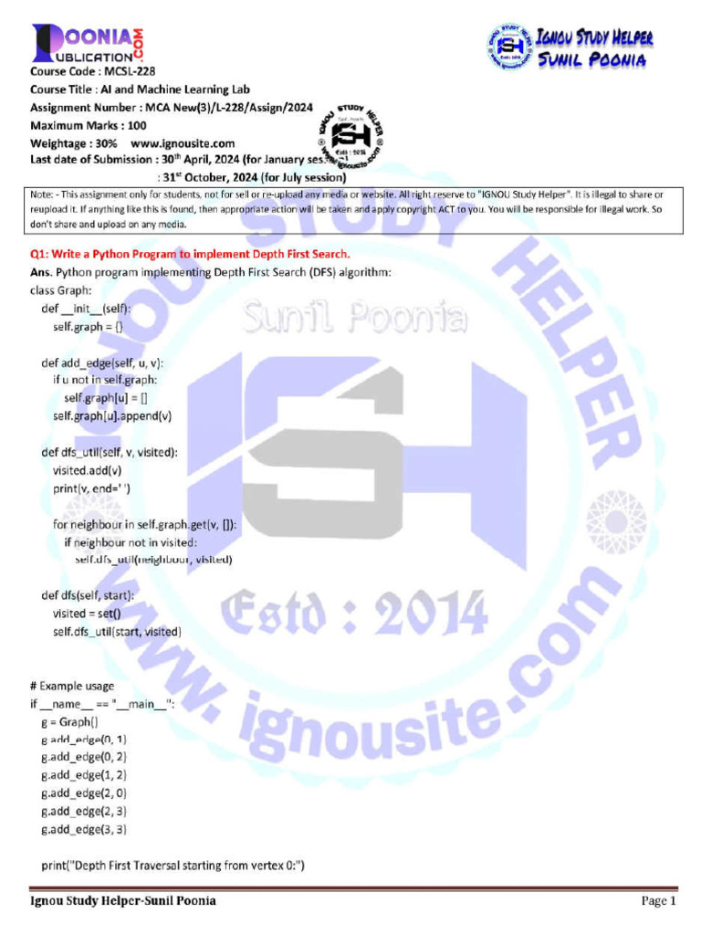 MCSL 228 2024 | PDF