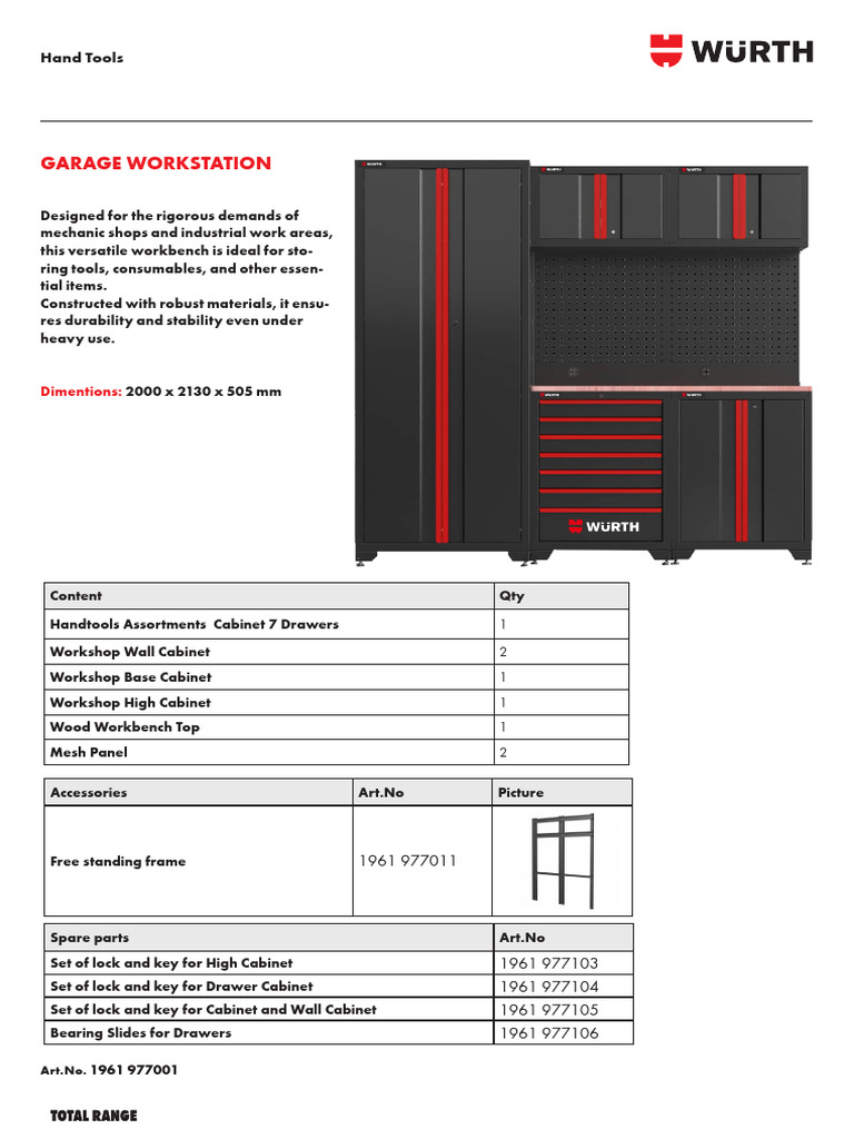 Durable Garage Workstation Setup | PDF