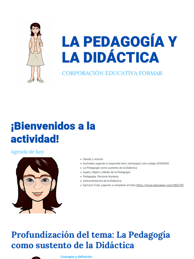 Pedagogia y La Didactica 1 | PDF