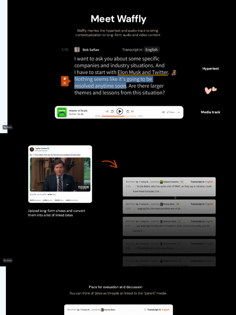 Waffly: Contextual Audio & Video Platform | PDF
