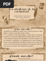 Abolición de la esclavitud en 1810 | PDF