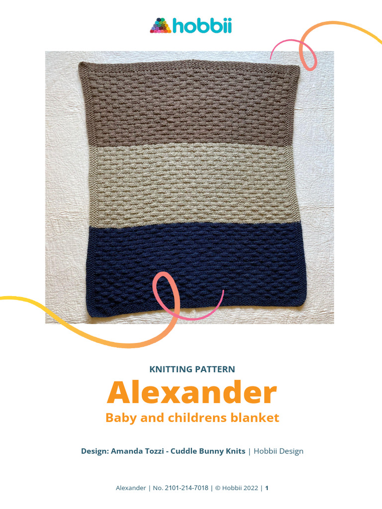Alexander Baby Og Brnetppe Us | PDF | Knitting | Fibers