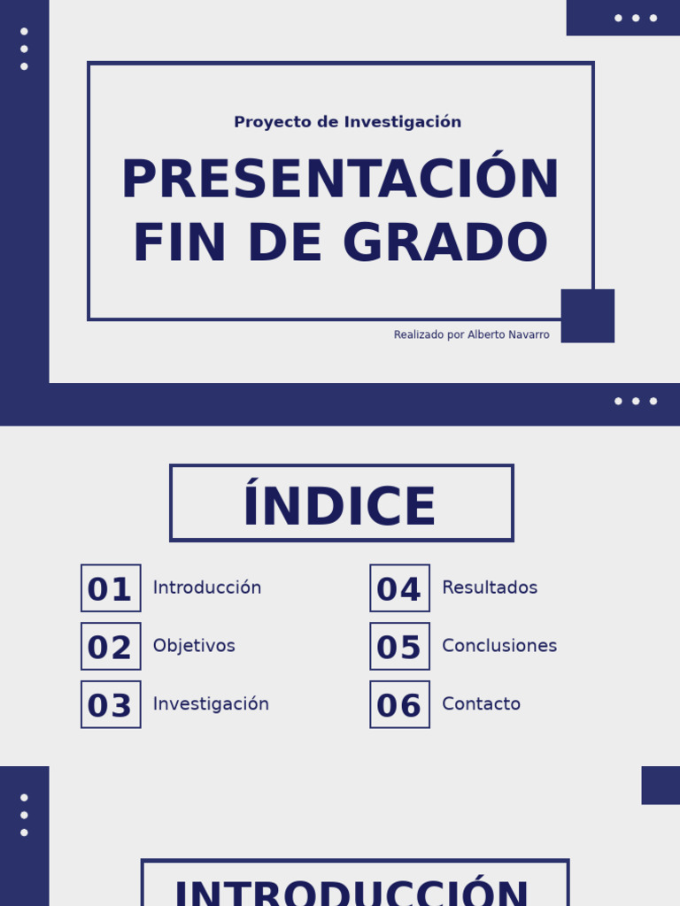 Presentación Diapositivas Proyecto Final de Grado Profesional ...