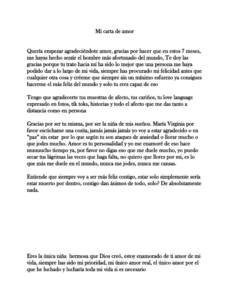 Para El Amor de Mi Vida | PDF | Amor