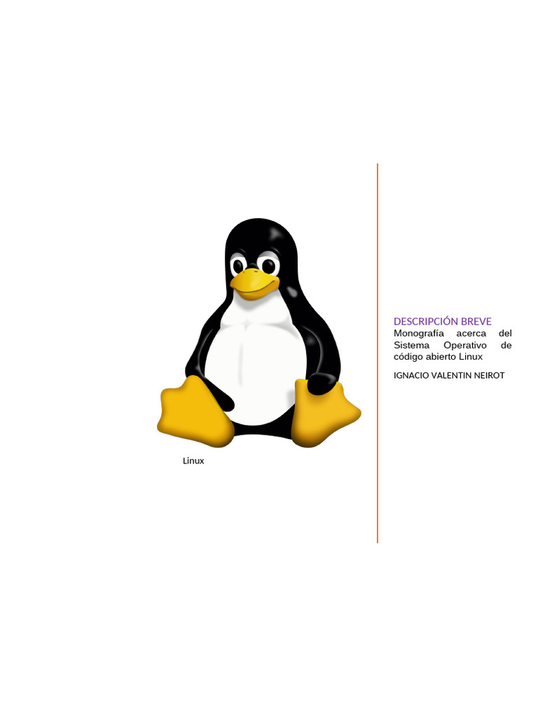 Descripción del Sistema Operativo Linux | PDF | Interfaz de línea de ...
